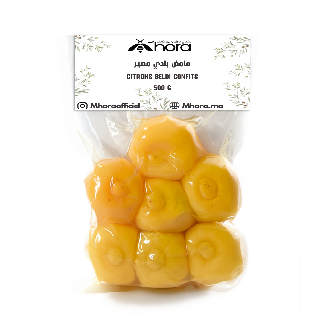 حامض بلدي مصير CITRONS BELDI CONFITS 500 G